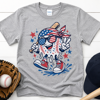 Red,white & blue baseball