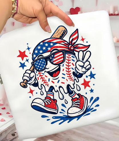 Red,white & blue baseball