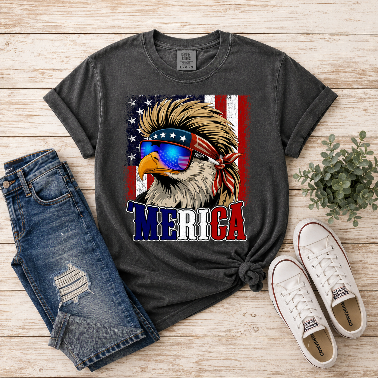 Merica eagle tee