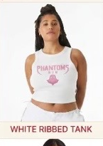 Bella Canvas Phantoms Mom micro tank