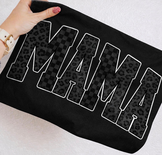 Mama checkered/ cheetah